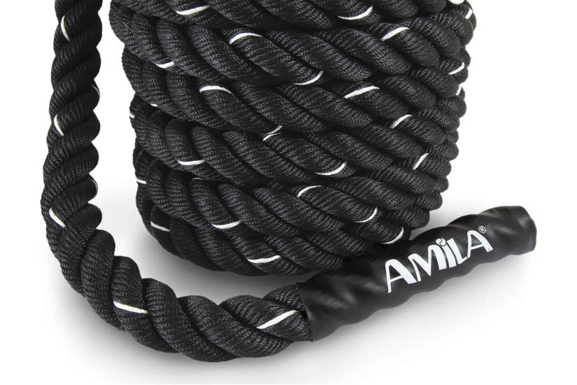 Amila Σχοινί Προπόνησης Crossfit Amila Battle Rope Ns 15M (95114)