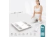Amila FITBODY 10 PRO Ζυγαριά Smart με Λιπομέτρηση Λευκή