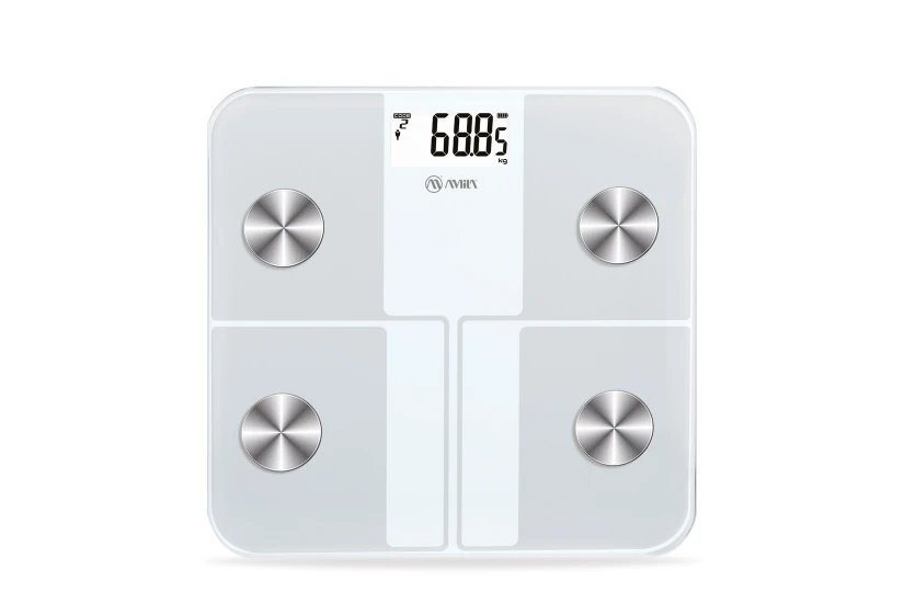 Amila Smart Fit Body 4R Ζυγαριά Λευκή