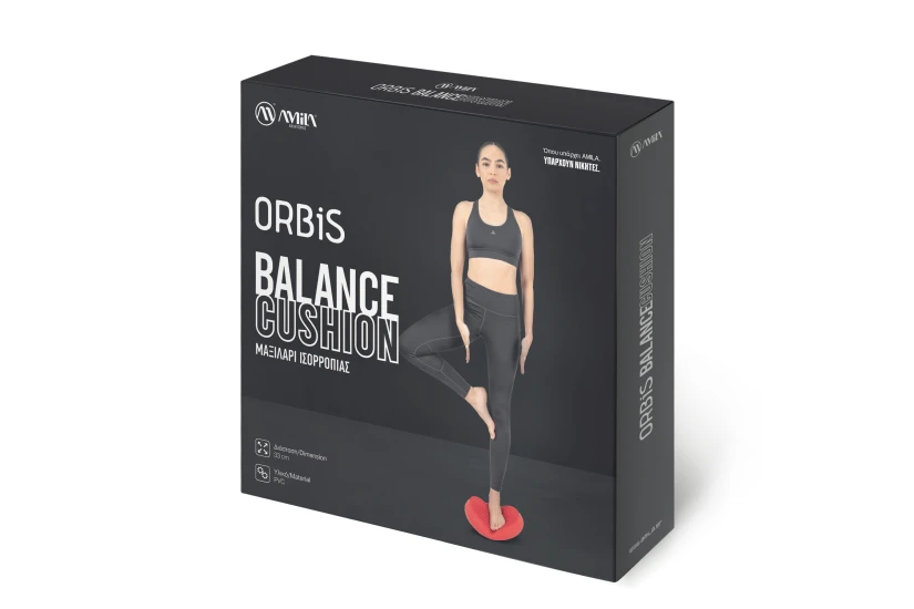 Amila Μαξιλάρι Ισορροπίας Orbis Balance Cushion 33 Cm ? Κόκκινο (95882)