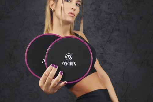 Amila Δίσκοι Ολίσθησης Amila Gliding Pads Μωβ (95952)
