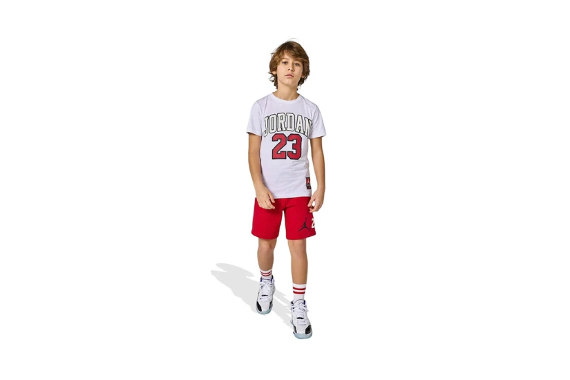 Jordan Practice Flight Παιδικό Κοντομάνικο T-Shirt Λευκό