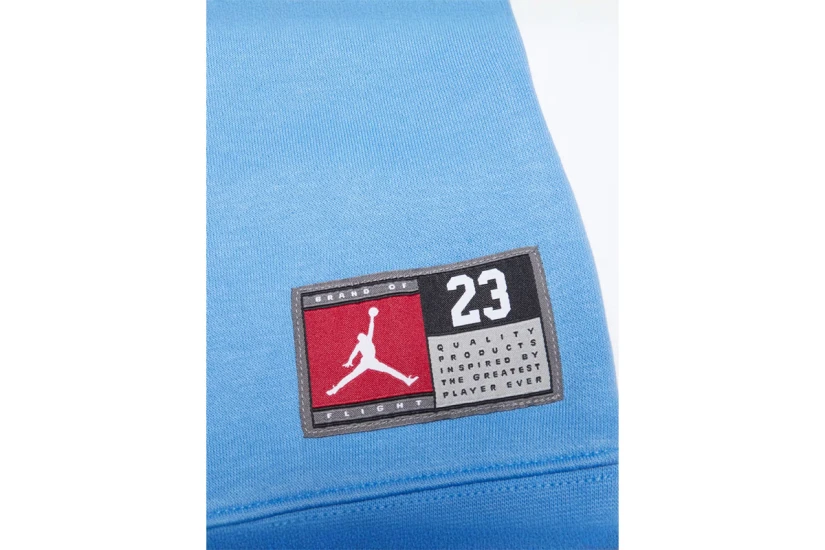 Jordan Fleece Παιδικό Φούτερ με Κουκούλα Γαλάζιο