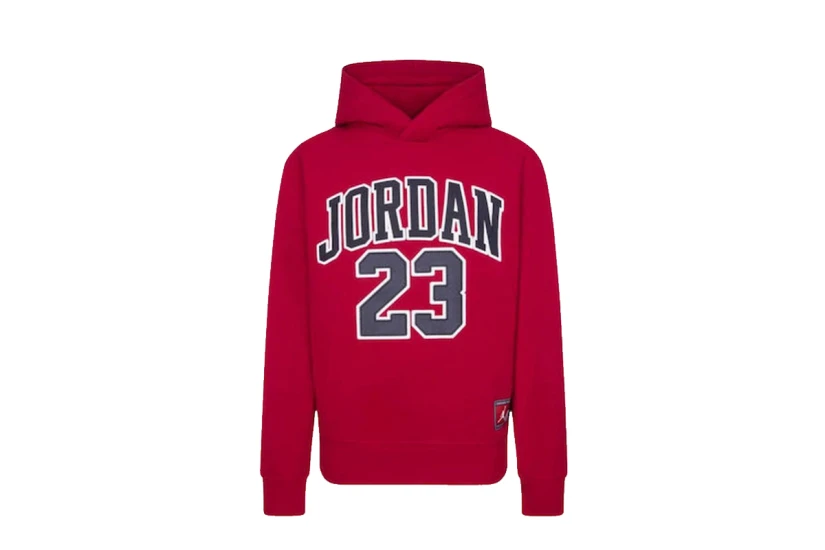 Jordan Fleece Παιδικό Φούτερ με Κουκούλα Κόκκινο