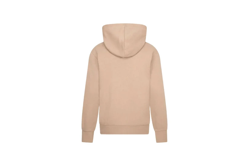 Jordan Brooklyn Fleece Παιδικό Ανδρικό Φούτερ με Κουκούλα Μπεζ