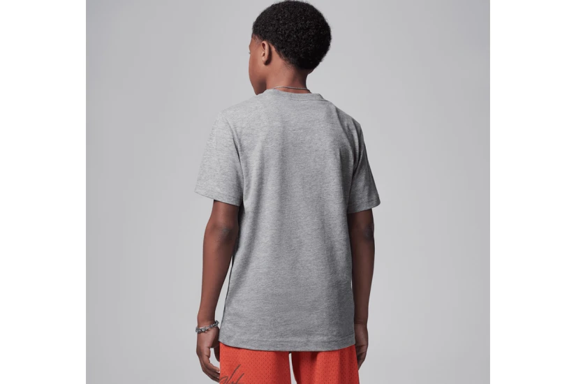 Jordan Jumpman Air Embroidered Παιδικό Κοντομάνικο T-Shirt Γκρι