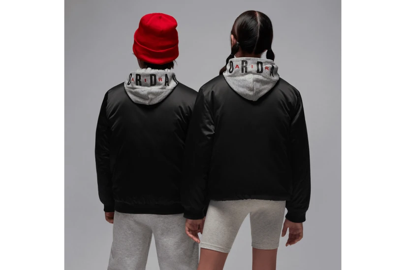 Jordan Παιδικό Bomber Μπουφάν Μαύρο