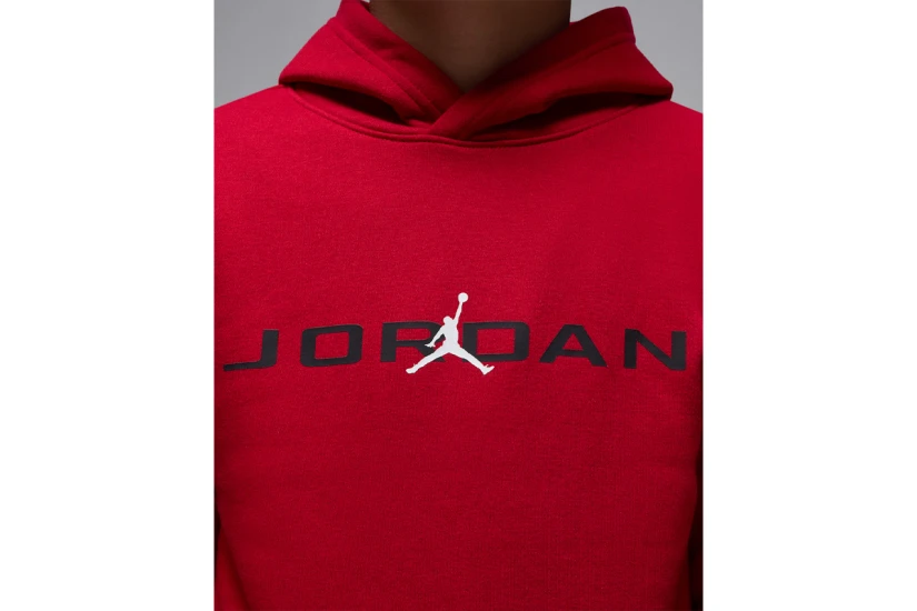Jordan Παιδικό Φούτερ με Κουκούλα Κόκκινο