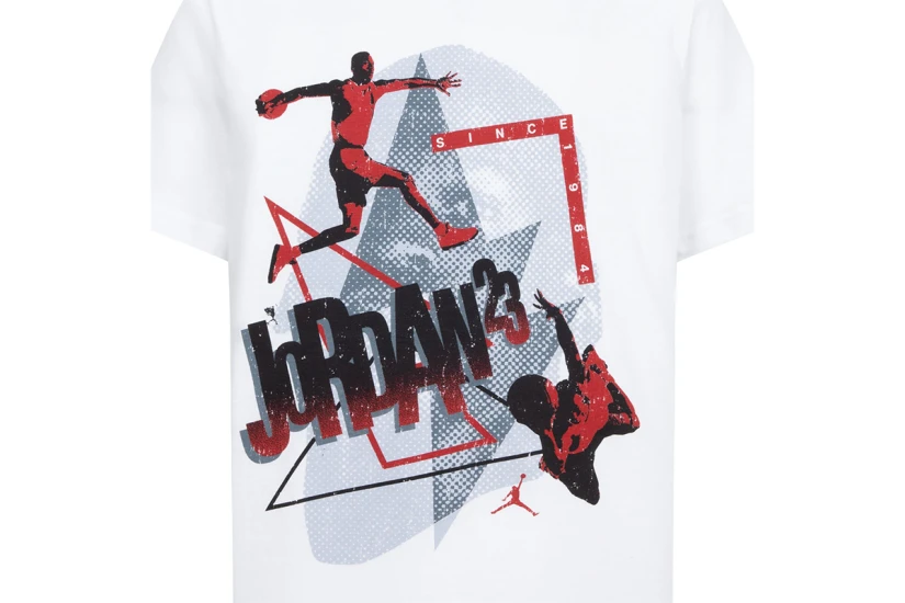 Jordan Graphic Παιδικό Κοντομάνικο T-Shirt Λευκό