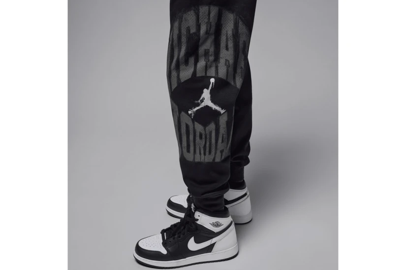 Jordan MVP Jumpman Fleece Παιδικό Παντελόνι Φόρμας Μαύρο, Ανθρακί