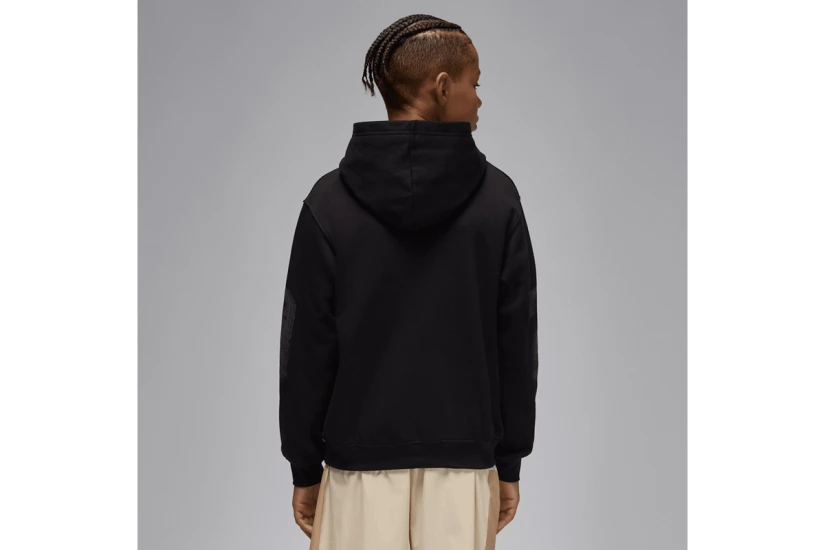 Jordan MVP Jumpman Fleece Παιδικό Φούτερ με Κουκούλα Μαύρο, Ανθρακί