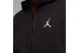 Jordan Brooklyn Fleece Παιδική Βαμβακερή Ζακέτα με Κουκούλα Μαύρη