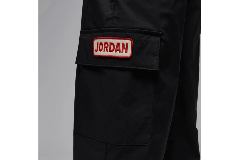 Jordan Deep Dish Woven Παιδικό Παντελόνι Φόρμας Μαύρο