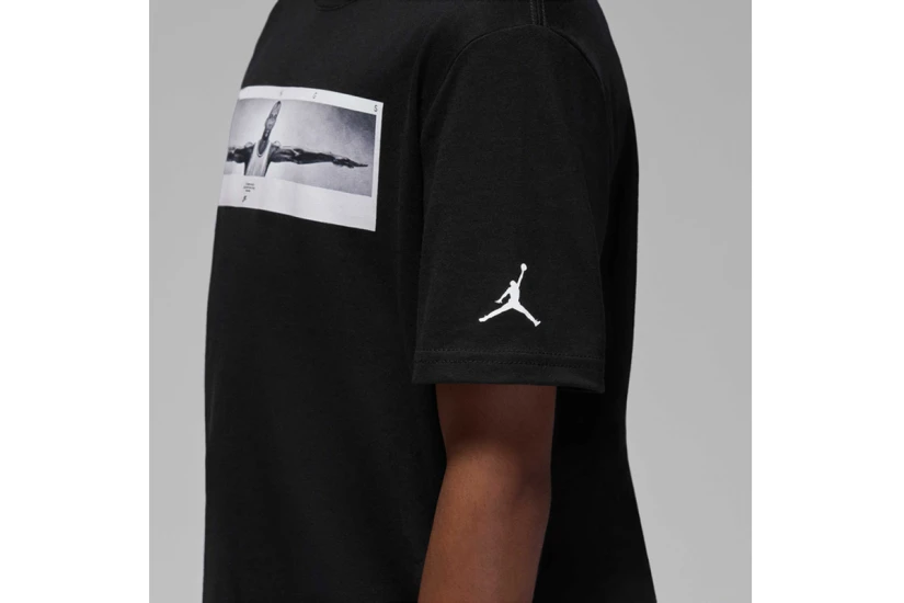 Jordan Wings Παιδικό Κοντομάνικο T-Shirt Μαύρο