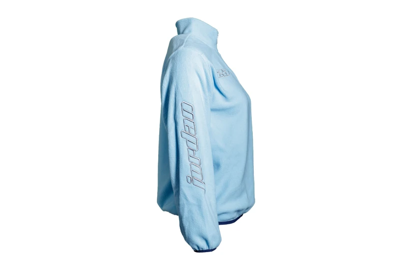 Jordan Brooklyn Παιδική Μακρυμάνικη Μπλούζα Fleece με Φερμουάρ Γαλάζια