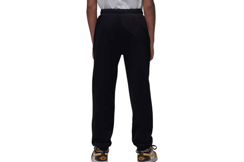 Jordan Mountainside Fleece Παιδικό Παντελόνι Φόρμας Μαύρο, Χρυσό