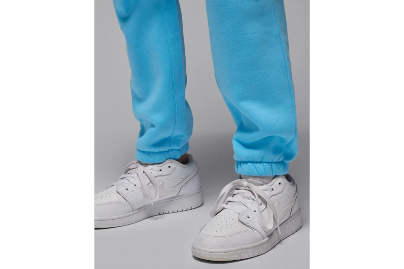 Jordan Mountainside Fleece Παιδικό Παντελόνι Φόρμας Γαλάζιο, Ασημί