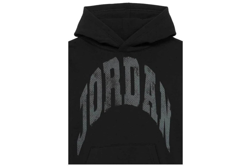 Jordan Mvp Fleece Παιδικό Φούτερ με Κουκούλα Μαύρο
