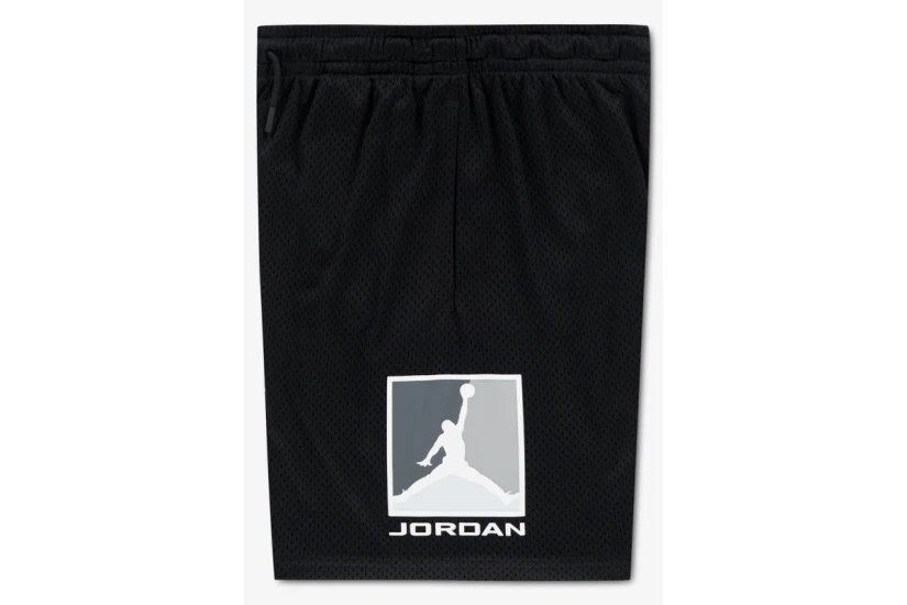 Jordan Brooklyn Baseline Mesh Παιδική Αθλητική Βερμούδα Μαύρη