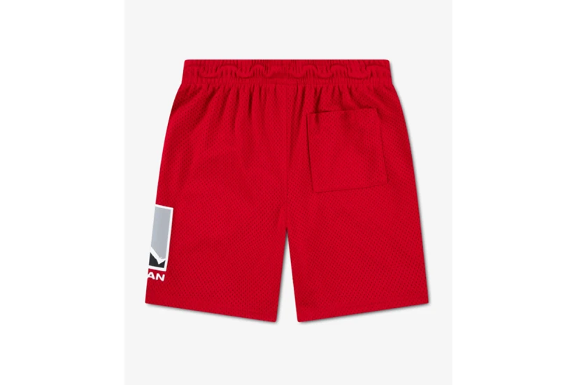 Jordan Brooklyn Baseline Mesh Παιδική Αθλητική Βερμούδα Κόκκινη