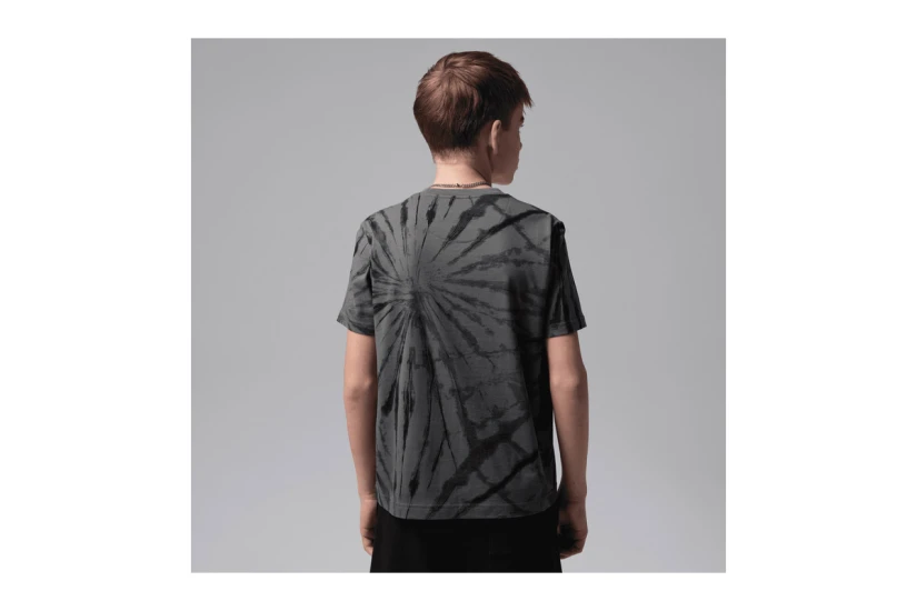 Jordan Geo Tie Dye Παιδικό Κοντομάνικο T-Shirt Ανθρακί