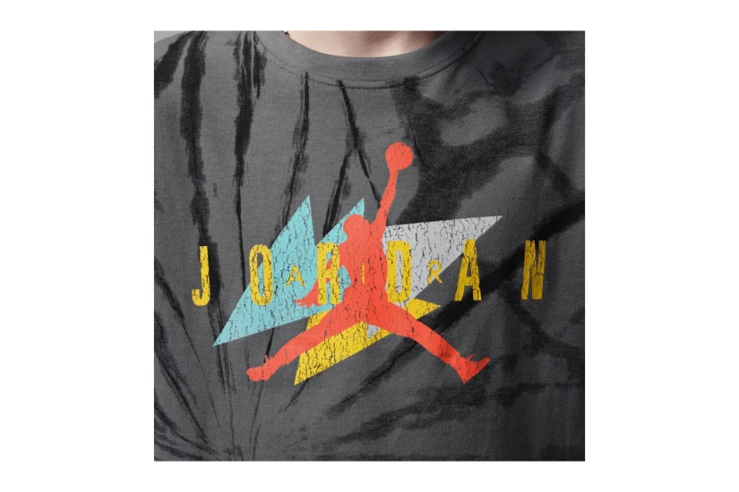 Jordan Geo Tie Dye Παιδικό Κοντομάνικο T-Shirt Ανθρακί