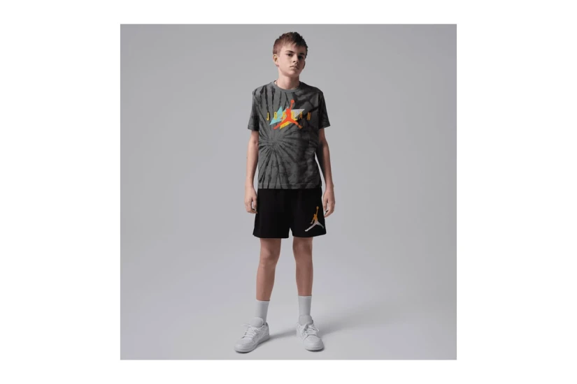 Jordan Geo Tie Dye Παιδικό Κοντομάνικο T-Shirt Ανθρακί