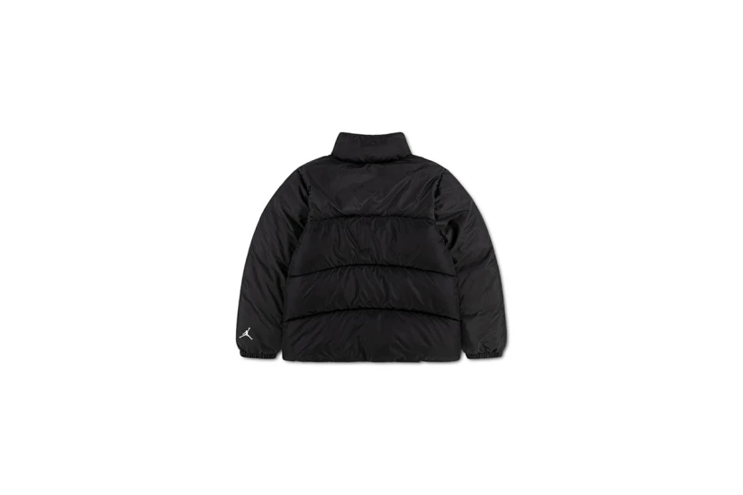 Jordan Mixed Media Quilted Παιδικό Μπουφάν Puffer Μαύρο