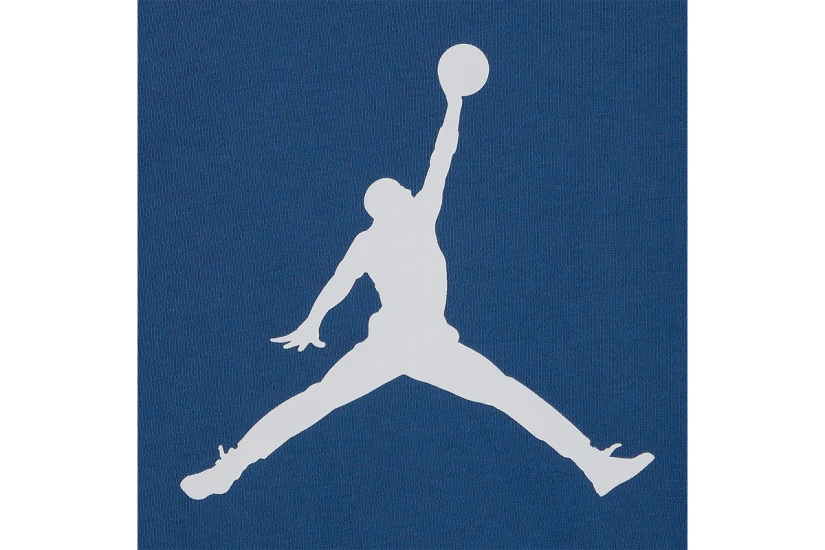 Jordan Brooklyn Fleece Παιδικό Φούτερ με Κουκούλα Μπλε