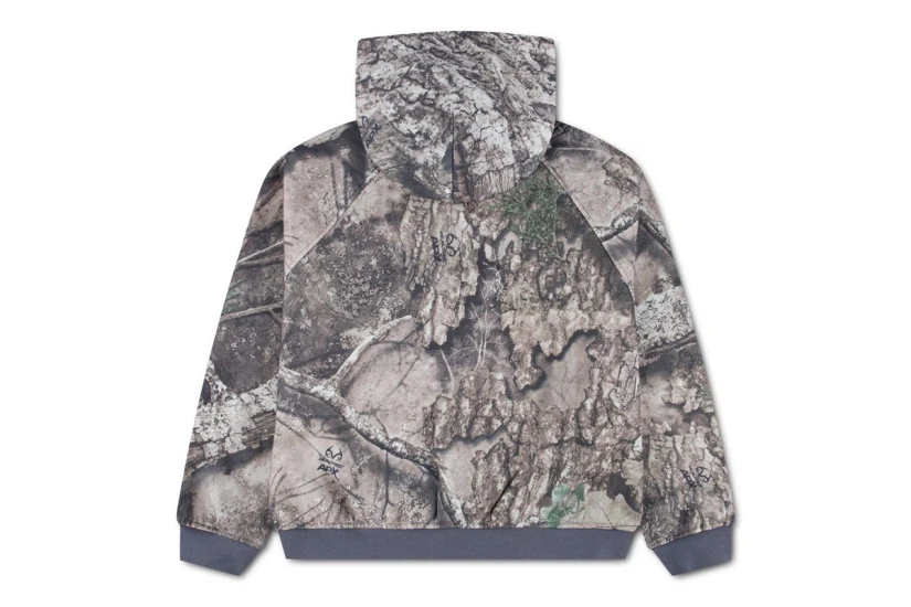 Jordan Brooklyn Realtree Fleece Παιδικό Φούτερ με Κουκούλα Καφέ, Μπεζ, Πράσινο