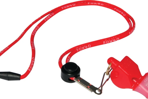 Amila Σφυρίχτρα Fox40 Classic Cmg Official Κόκκινη Με Κορδόνι (96030108)