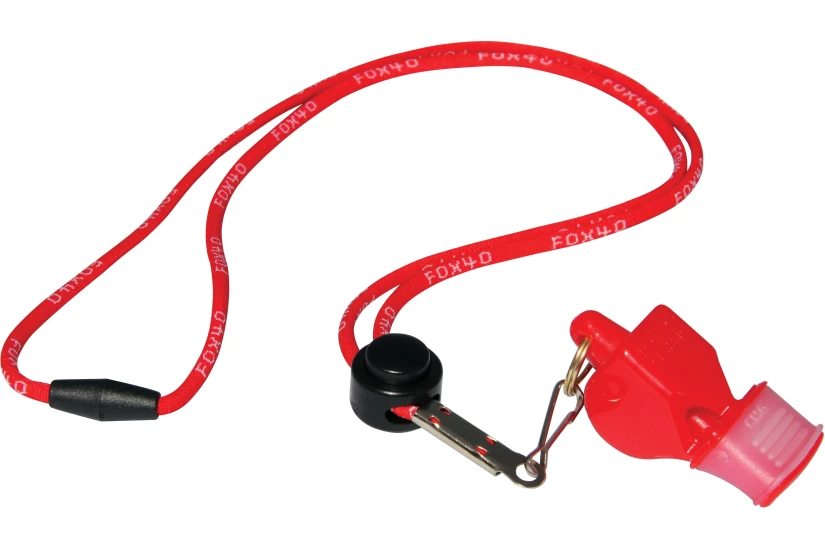 Amila Σφυρίχτρα Fox40 Classic Cmg Official Κόκκινη Με Κορδόνι (96030108)