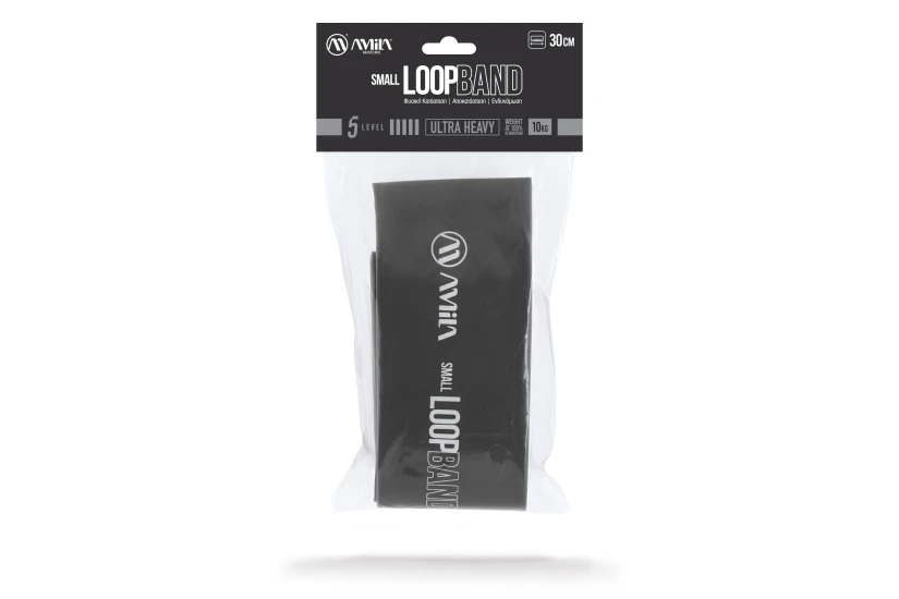 Amila Small Loopand Λάστιχo Αντίστασης Ultimate Μαύρο