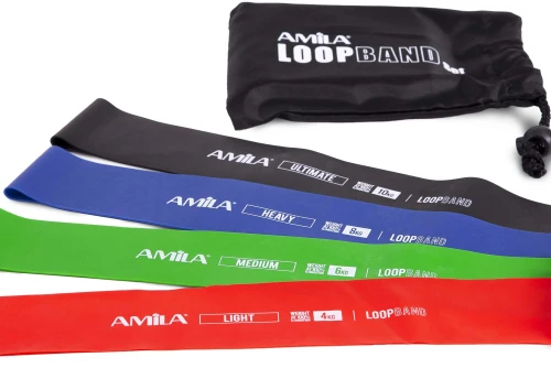 Amila Σετ Λάστιχα Αντίστασης Amila Small Loopband Light - Ultimat (96605)