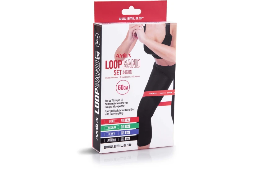 Amila Σετ Λάστιχα Αντίστασης Amila Small Loopband Light - Ultimat (96605)