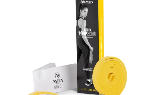 Amila Λάστιχo Αντίστασης Rubber Loop Band Ultra Light ? Κίτρινο (96607)