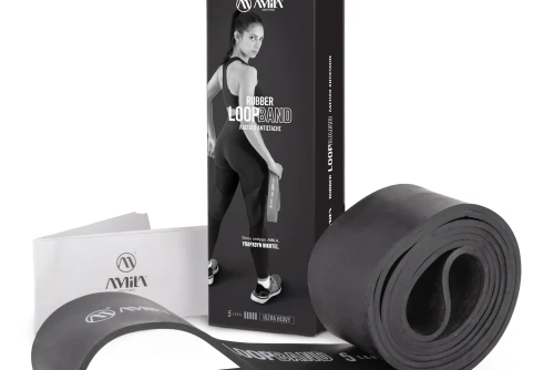 Amila Λάστιχo Αντίστασης Rubber Loop Band Ultra Heavy ? Μαύρο (96611)