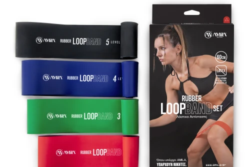 Amila Σετ Λάστιχα Αντίστασης Rubber Loop Band (96617)