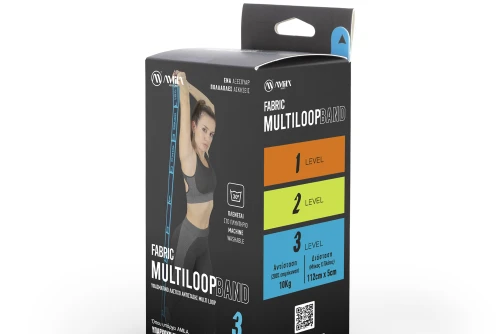 Amila Λάστιχο Αντίστασης Fabric Multi Loop Band Heavy (96625)