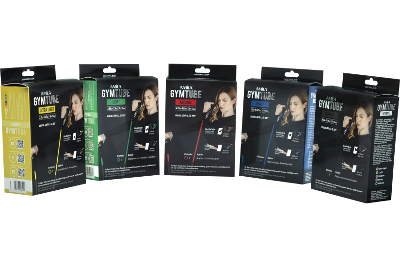 Amila Gymtube Gorilla Grip Λάστιχo Αντίστασης Ultra Light Κίτρινο