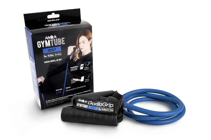 Amila Gymtube Gorilla Grip Λάστιχo Αντίστασης Heavy Μπλε