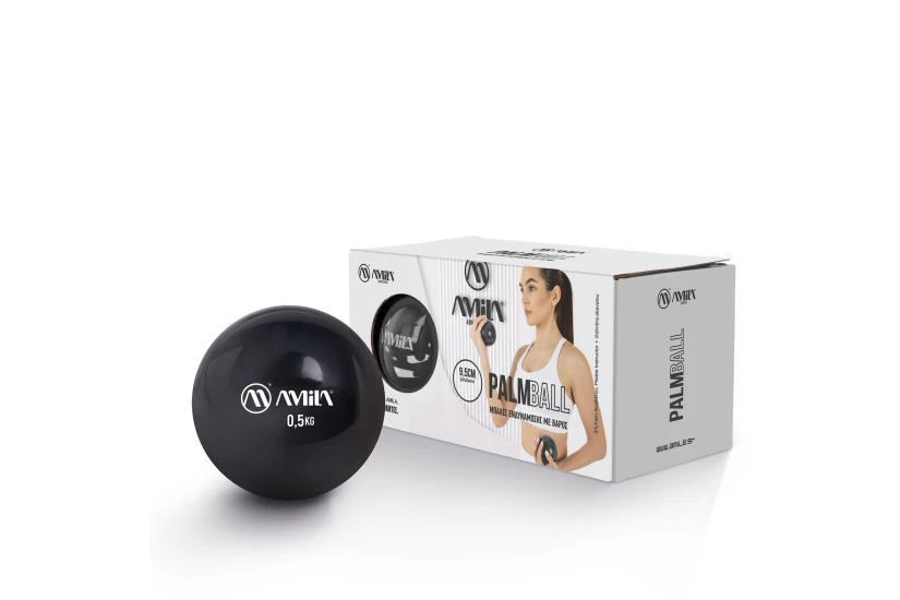 Amila Amila Palm Ball Two-Pack 0,5Kg Μαύρο (96721)