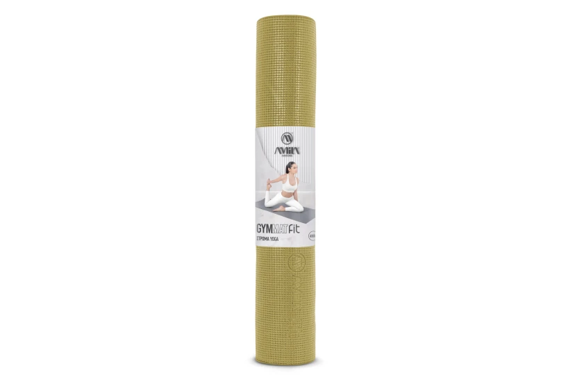Amila Fit PVC Στρώμα Yoga Λαδί