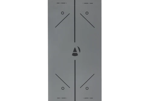 Amila Στρώμα Yoga Pilates Trinity Pu 183X65X0,4 Cm - Graphite Grey (96760)