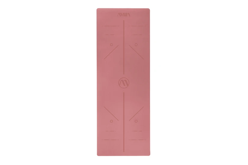 Amila Στρώμα Yoga Pilates Trinity Pu 183X65X0,4 Cm - Rose Pink (96761)