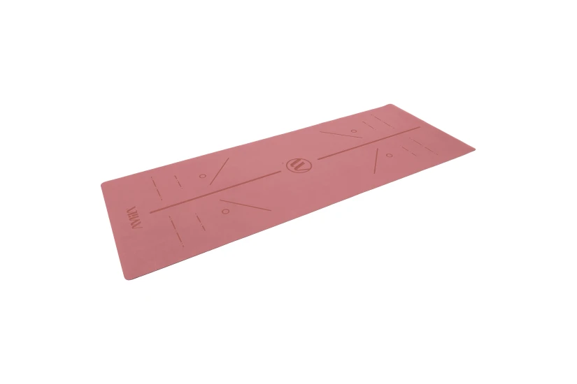 Amila Στρώμα Yoga Pilates Trinity Pu 183X65X0,4 Cm - Rose Pink (96761)