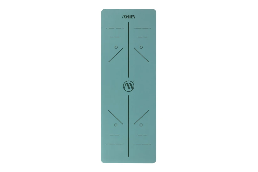 Amila Στρώμα Yoga Pilates Trinity Pu 183X65X0,4 Cm - Teal Green (96762)
