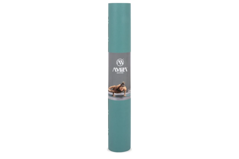 Amila Στρώμα Yoga Pilates Trinity Pu 183X65X0,4 Cm - Teal Green (96762)