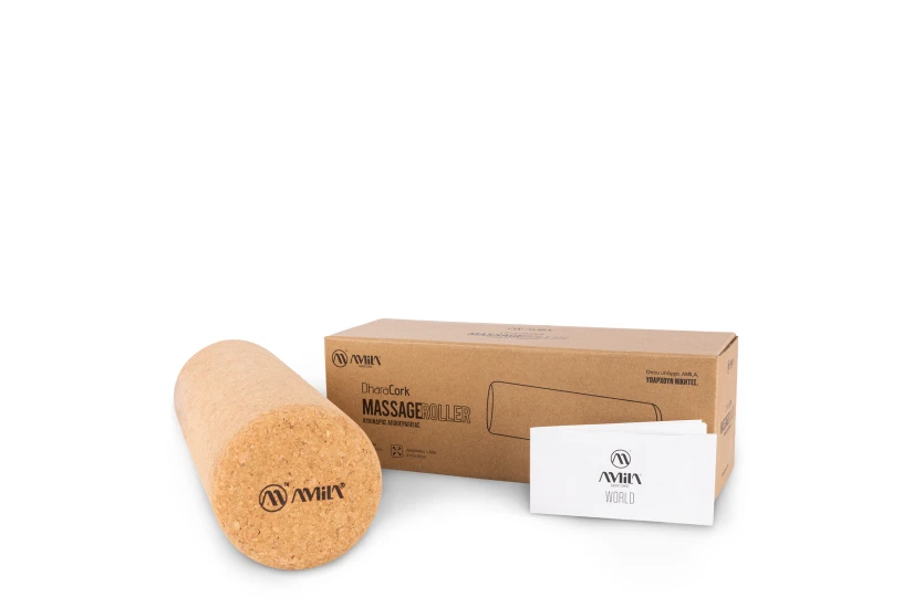 Amila Κύλινδρος Αποθεραπείας Dhara Cork Φ10X30 Cm Από Φελλό (96805)