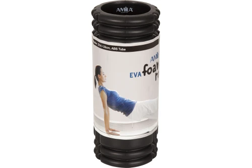 Amila Amila Foam Roller Plexus Φ14X33Cm Μαύρο (96806)